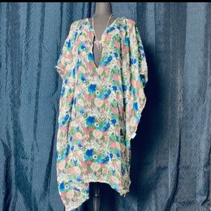 Shato Floral Sheer Bikini Cover Up